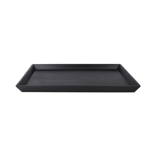 Melamine Rectangular Tray - Black