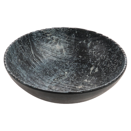 72 oz endure weathered pewter buffet melamine bowl, 10"L x 10"W x 3.75H, GET, cheforward