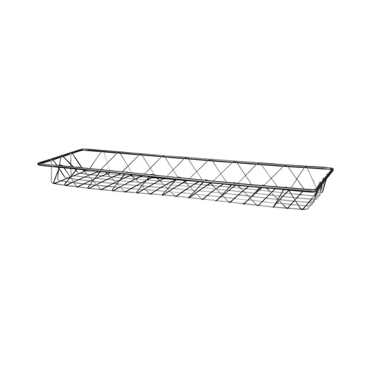 Metal Rectangular Wire Basket - Gunmetal Grey