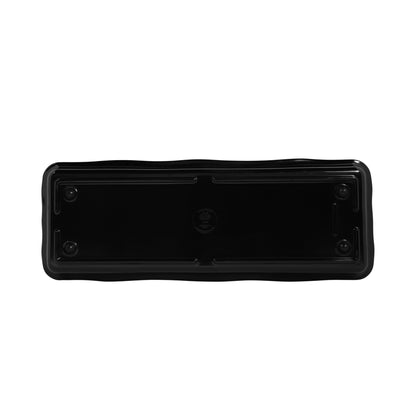 Melamine Rectangular Organic Tray - Black