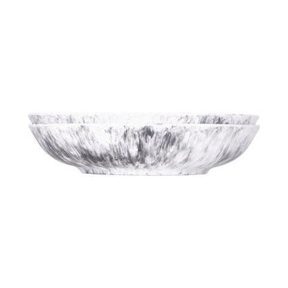 Melamine Round Coupe Bowl - Black Marble