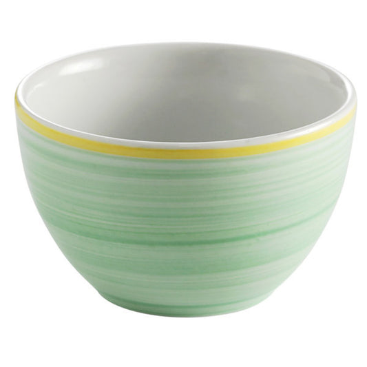 8.8 oz. Green Porcelain Bouillon Cup, 4" Dia., Corona Calypso (12 Pack)