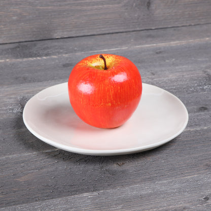 Melamine Round Plate - Cream Glaze