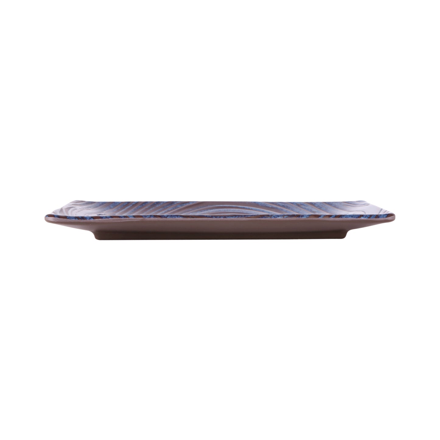Melamine Rectangular Plate - Stardust Blue