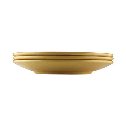 Melamine Round Pebble Plate - Olive Oil