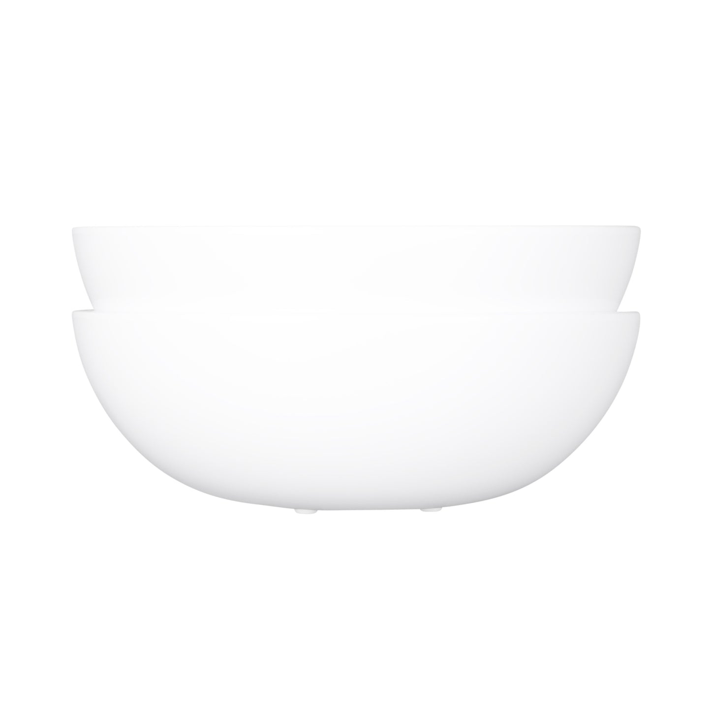 Melamine Round Bowl - White