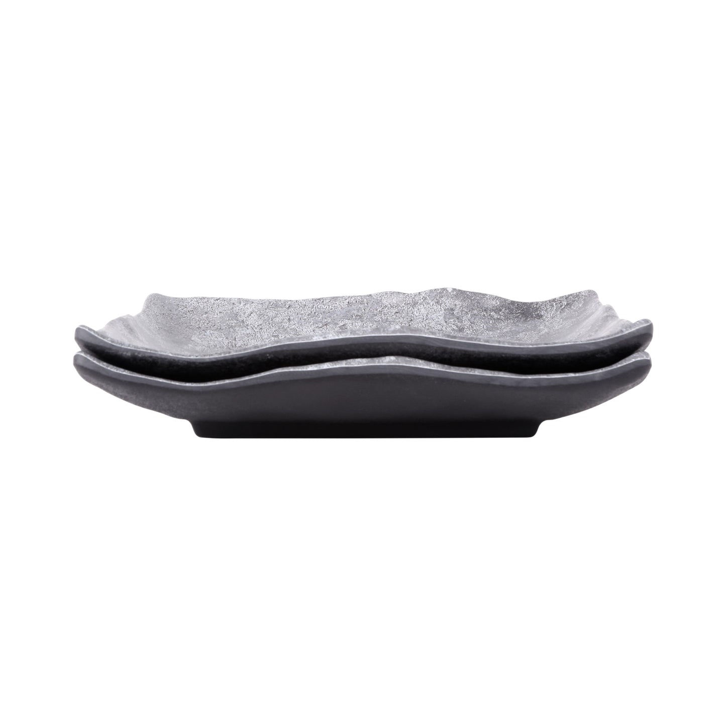 Melamine Square Plate - Coal