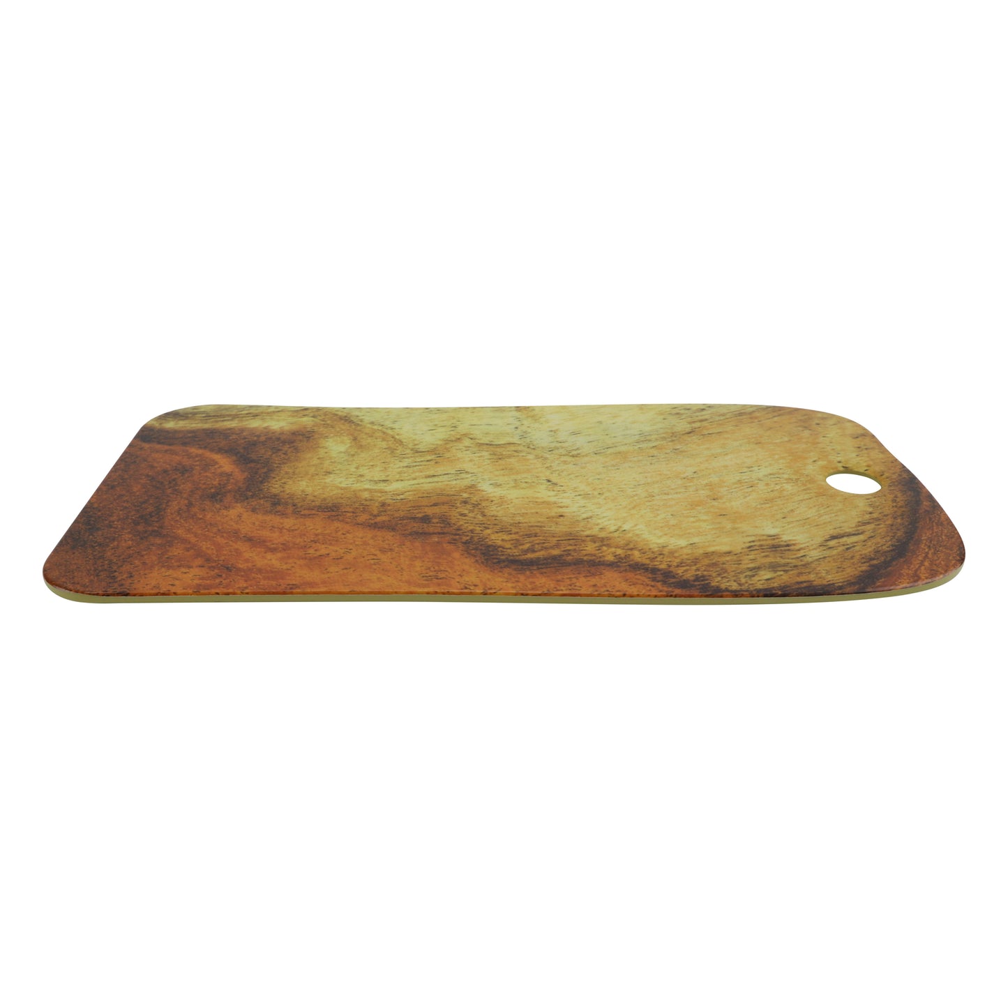 15" lapis mango wood melamine board (medium), 15"L x 8.75"W x .5"H, GET, cheforward