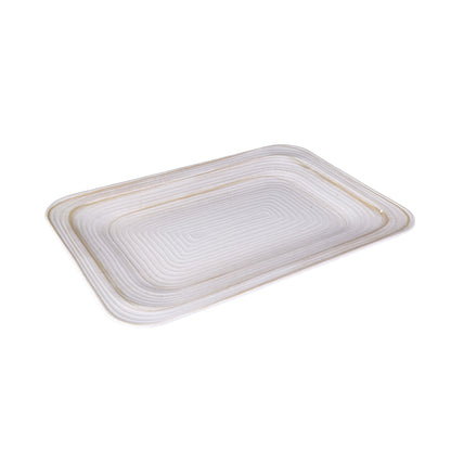Melamine Rectangular Serving Dish - Off White Design
