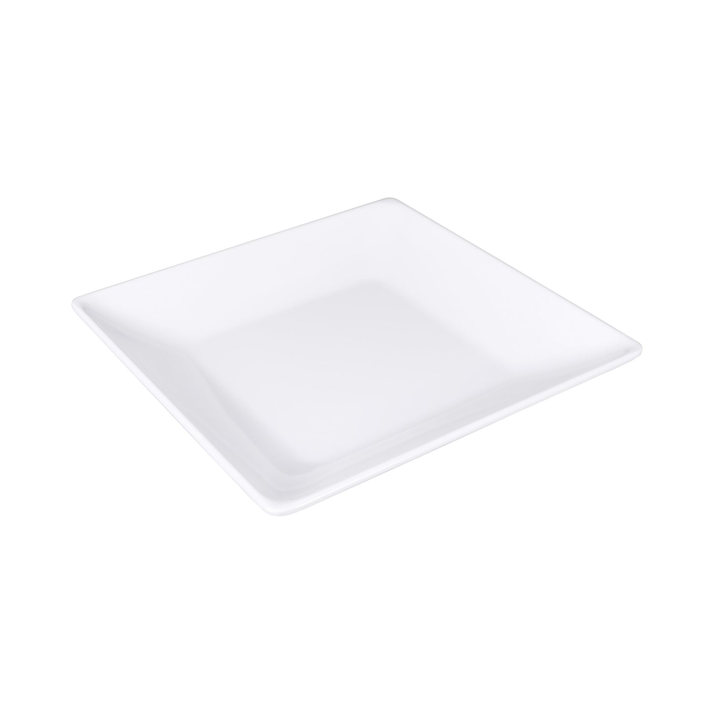 Melamine Square Plate - White