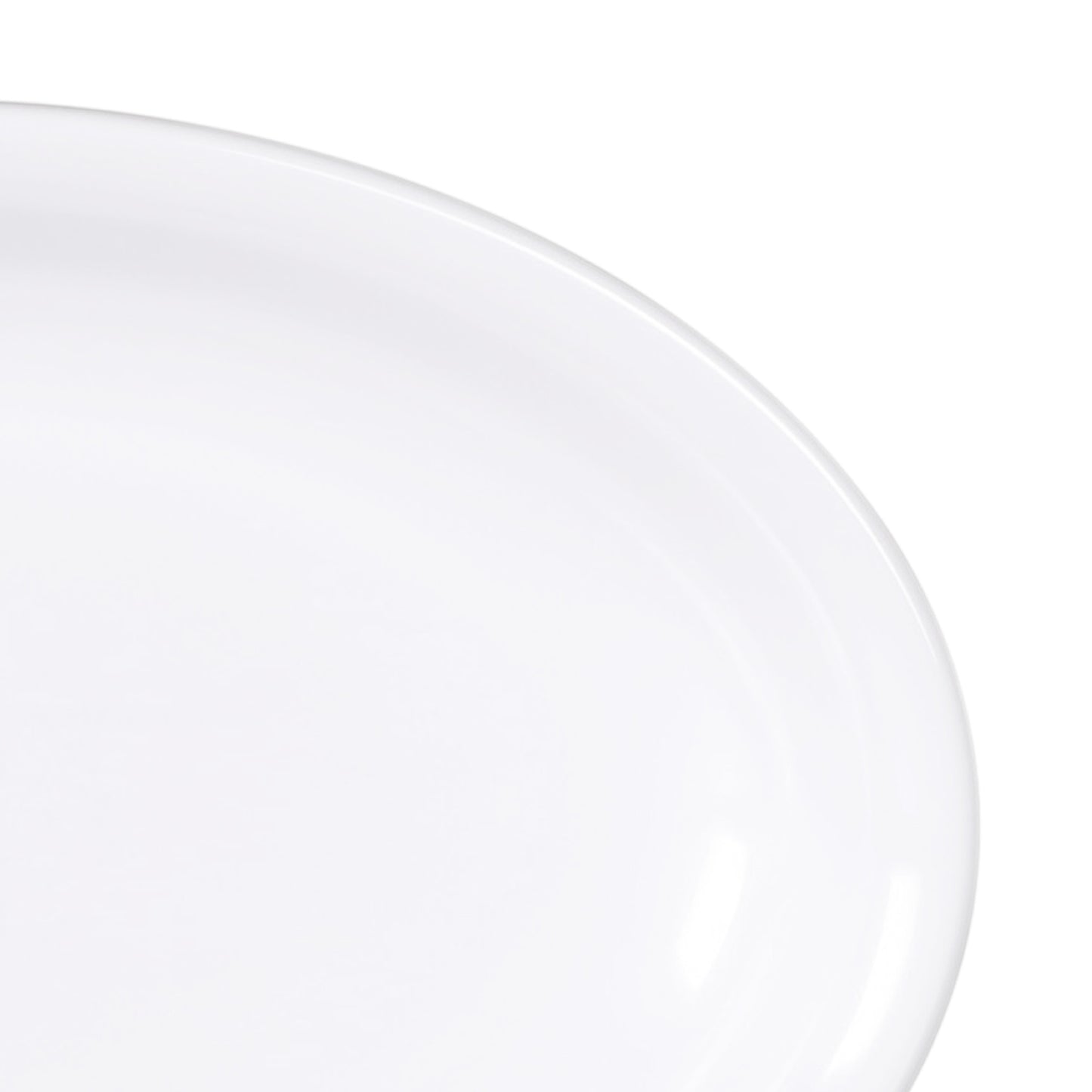 Melamine Oval Platter - White