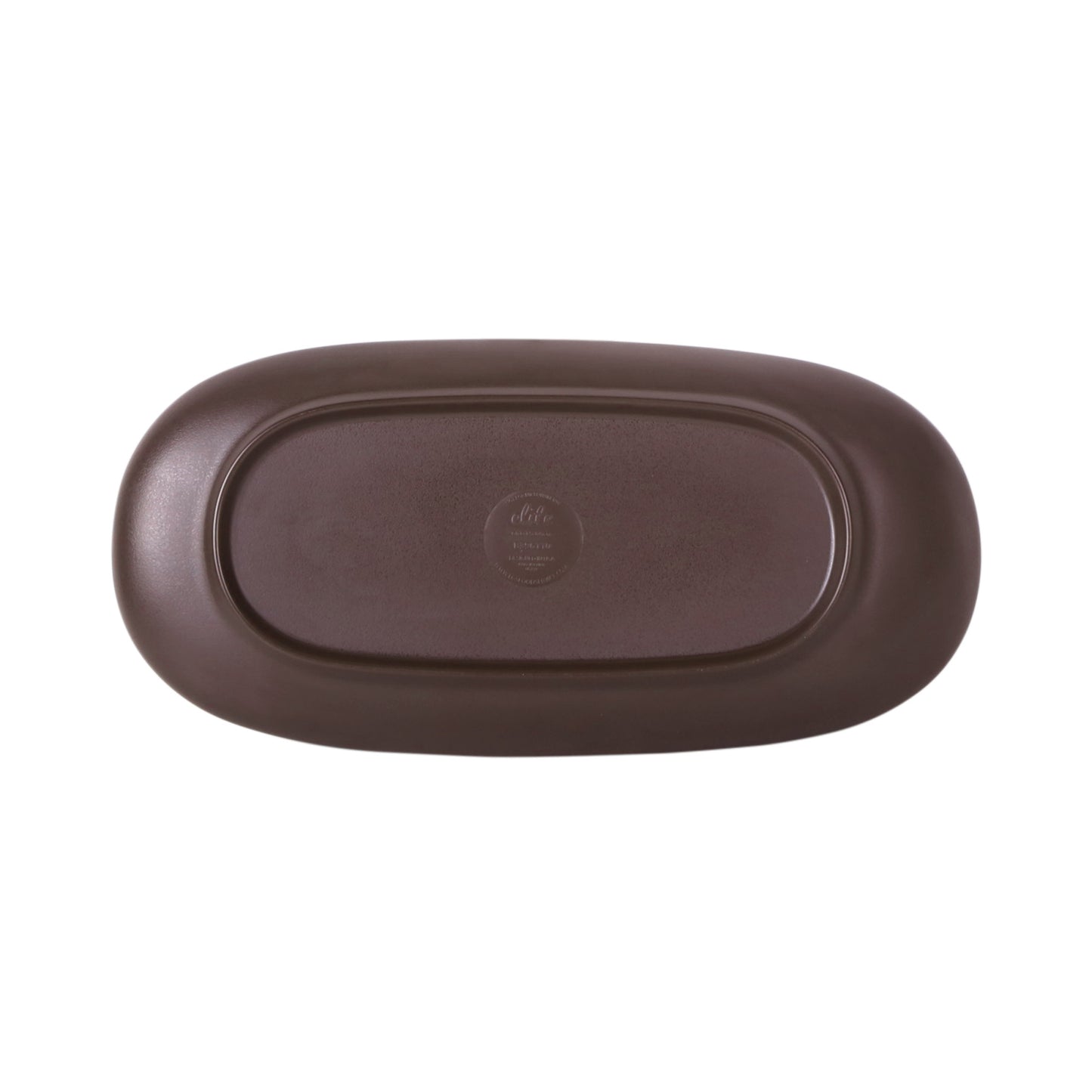 Melamine Oval Plate - Stardust Blue