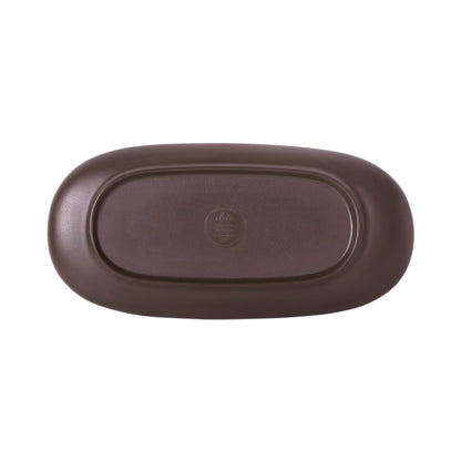 Melamine Oval Plate - Stardust Blue