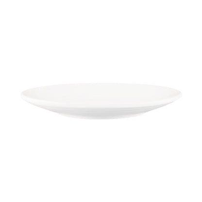 Melamine Round Pebble Plate - White