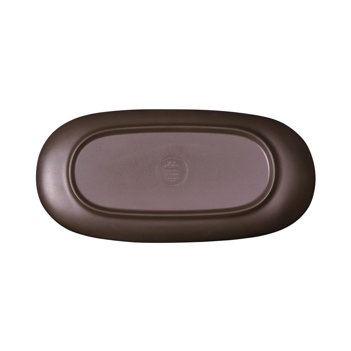 Melamine Oval Plate - Stardust White