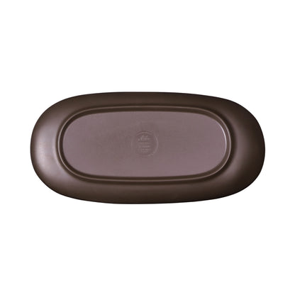 Melamine Oval Plate - Stardust White