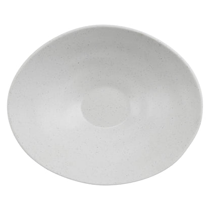 130 oz zeal stone natural oval melamine bowl (large), 16"L x 13"W x 5"H, GET, cheforward