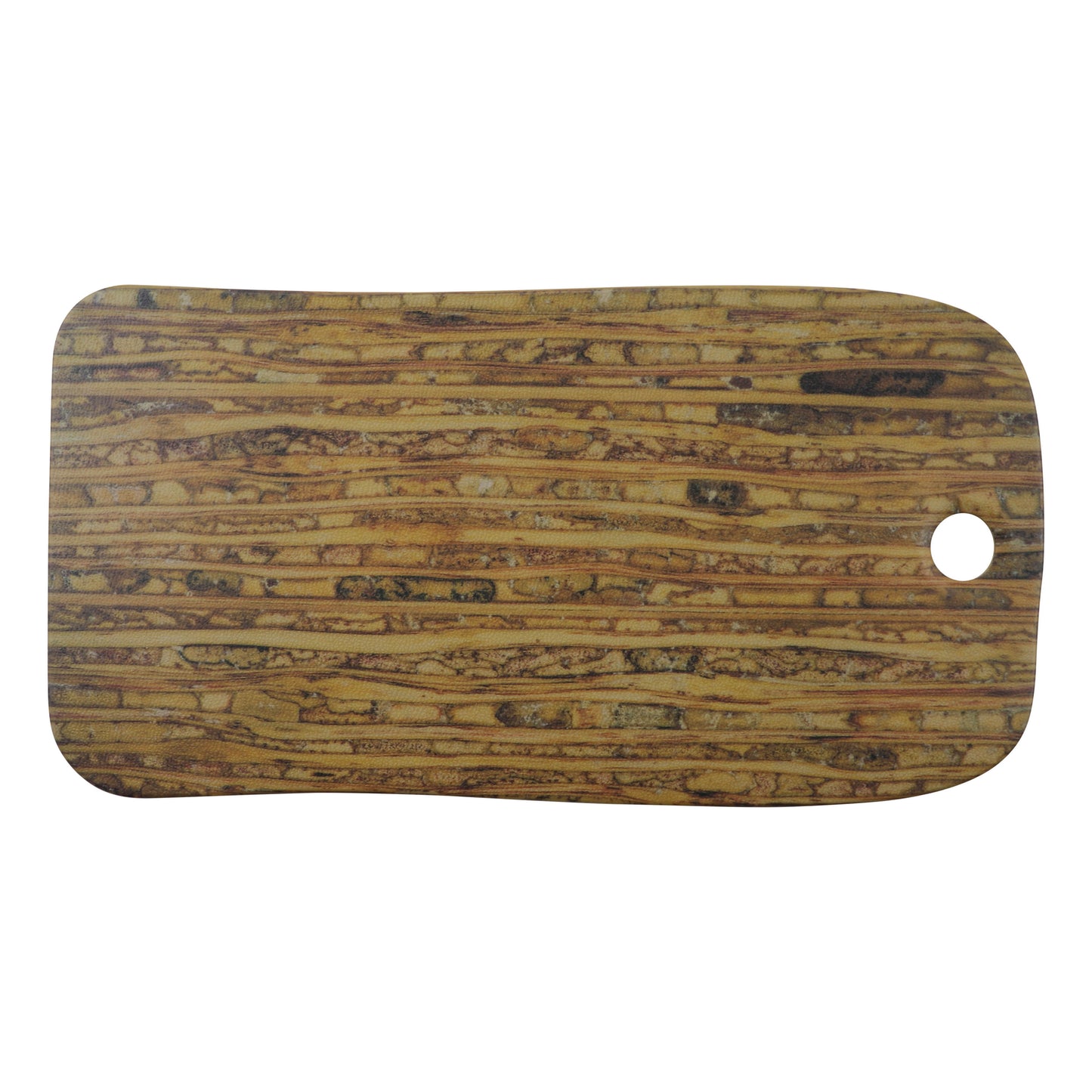 15" lapis petrified bamboo melamine board (medium), 15"L x 8.75"W x .5"H, GET, cheforward