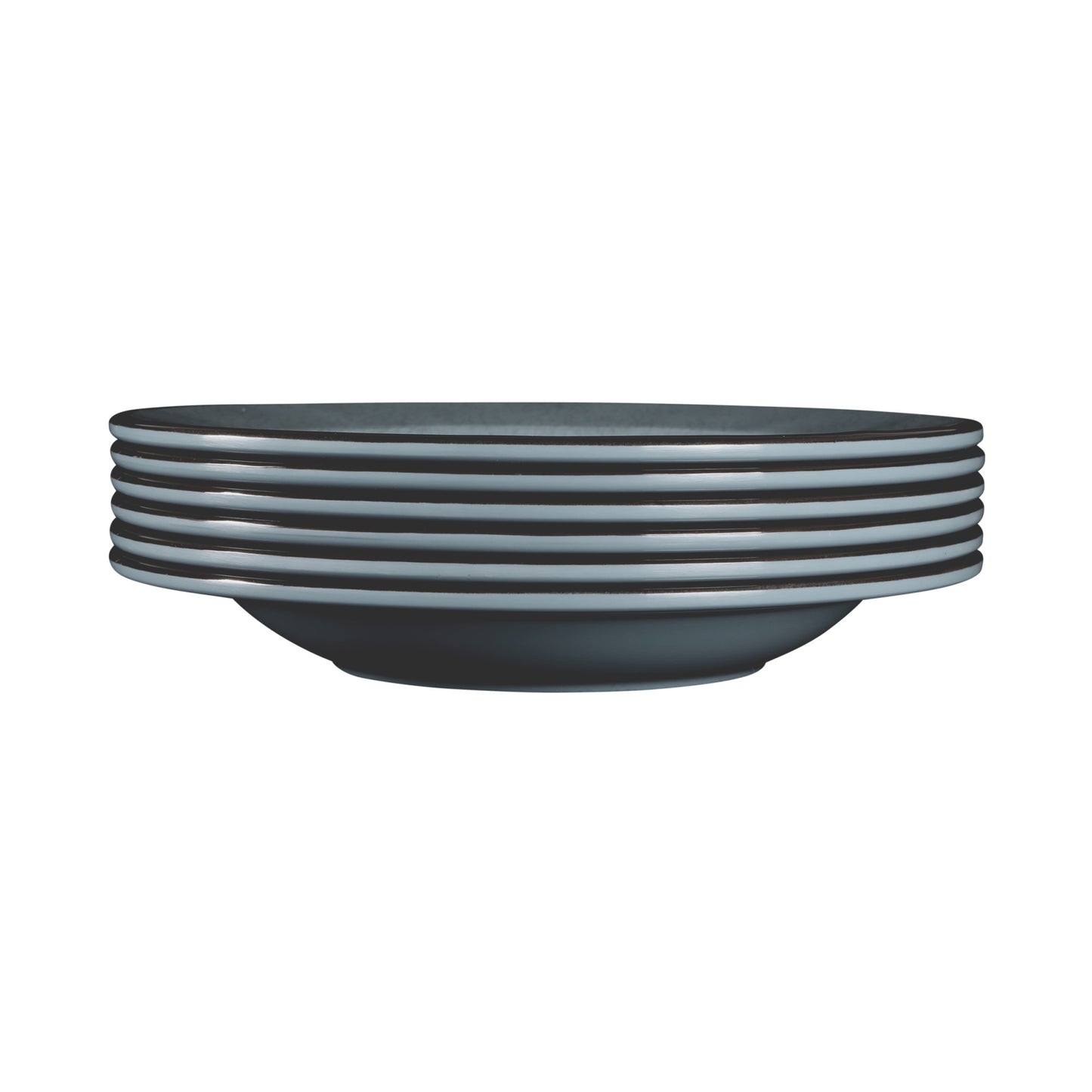 Melamine Round Crackle Pasta/Soup Bowl - Cameo Blue