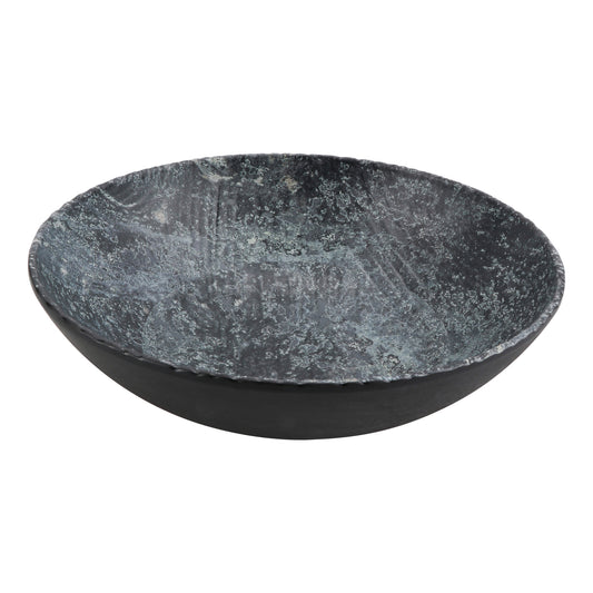 102 oz endure weathered pewter buffet melamine bowl (extra large), 13"L x 13"W x 4"H, GET, cheforward