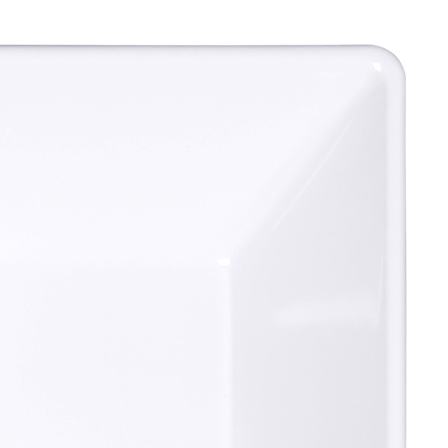 Melamine Square Bowl - White