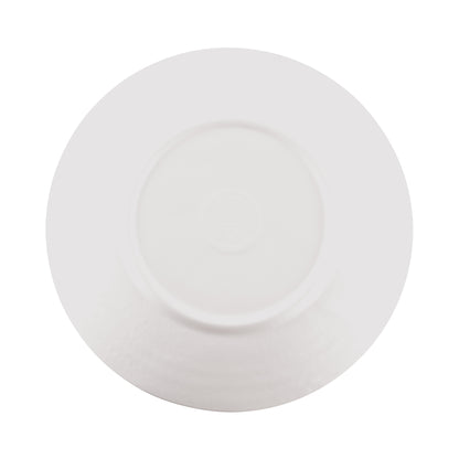 Melamine Round Pebble Plate - White