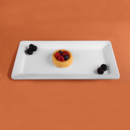 Melamine Rectangular Serving Platter - White