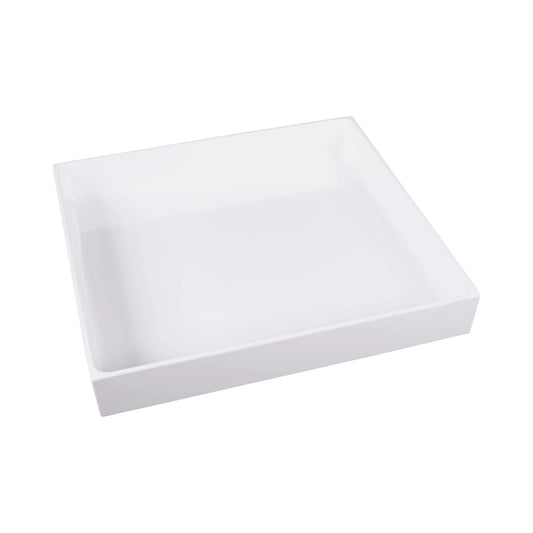 Melamine Rectangular Bin - White