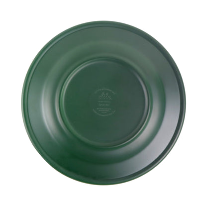 Melamine Round Plate - Green Glaze