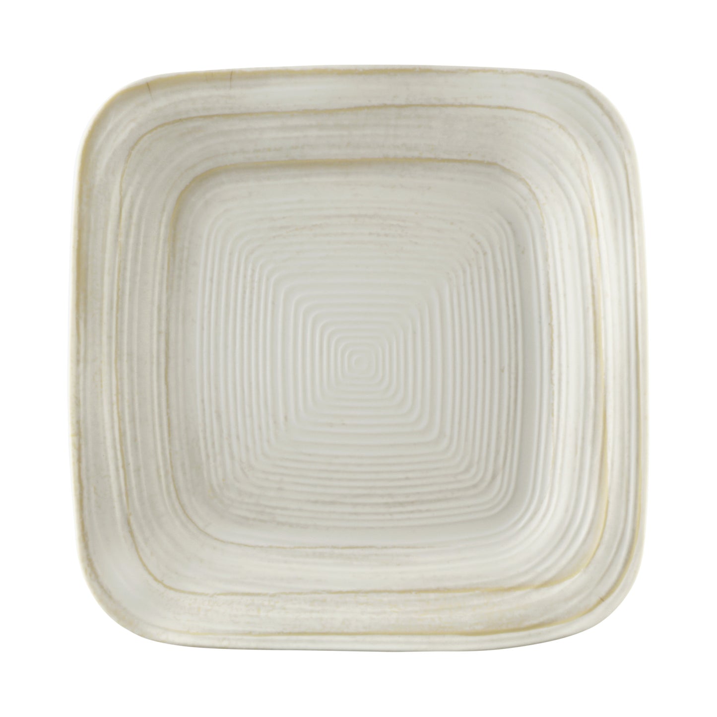 Melamine Irregular Square Plate - Off White Design