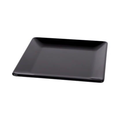 Melamine Square Plate - Black