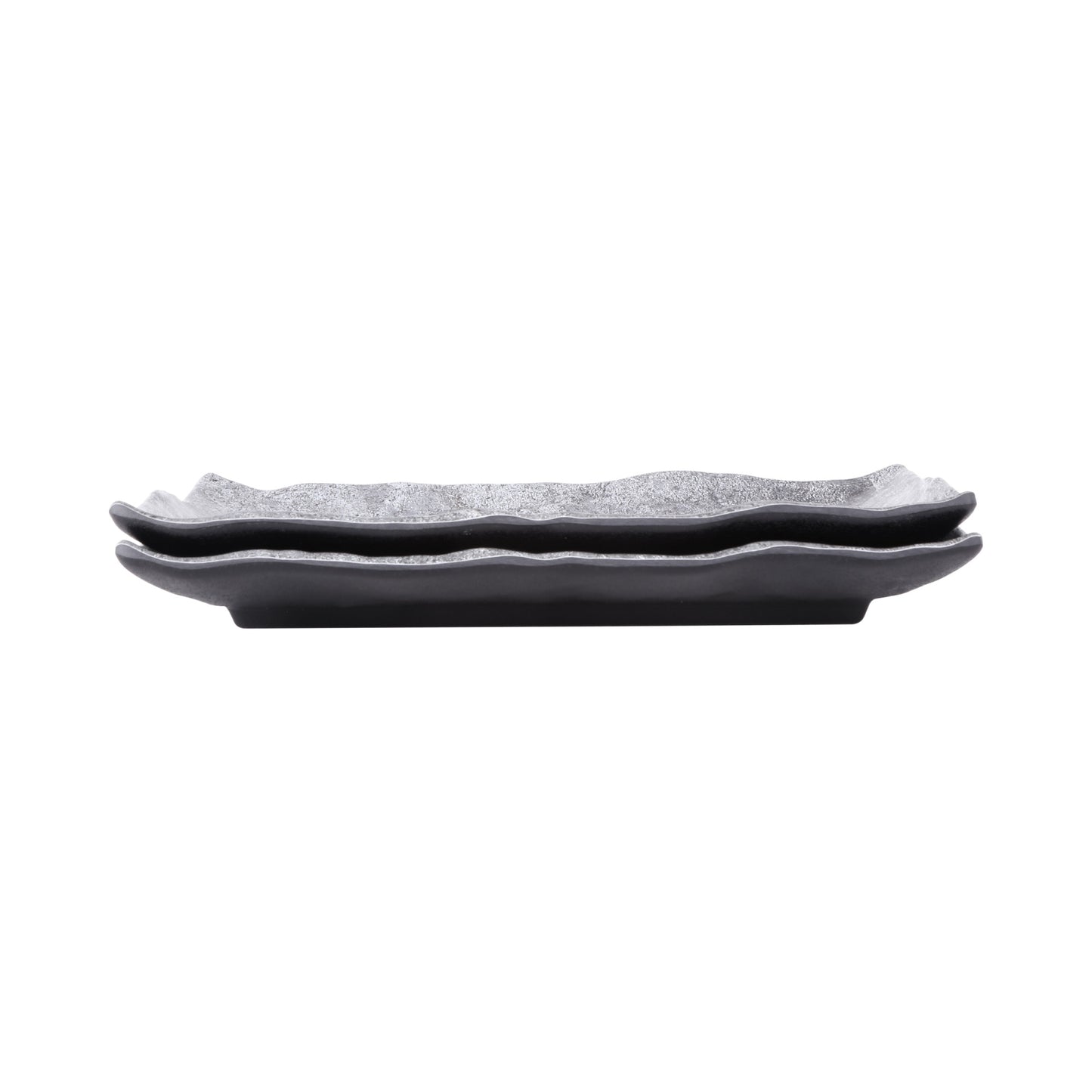 Melamine Rectangular Plate - Coal