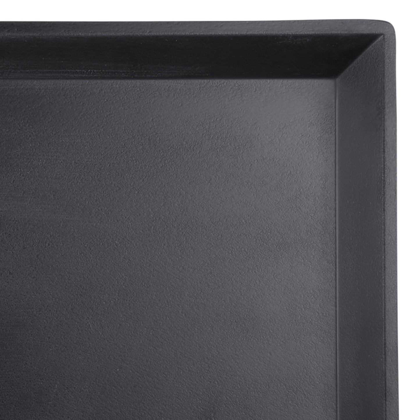 Melamine Rectangular Tray - Black