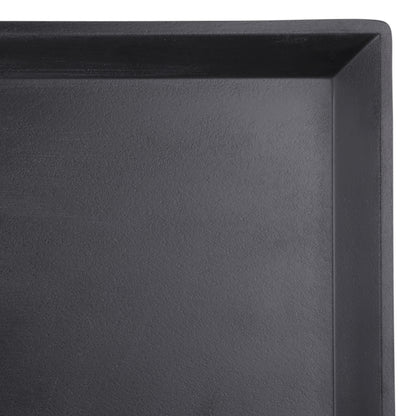 Melamine Rectangular Tray - Black