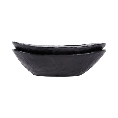 Melamine Rectangular Bowl - Coal