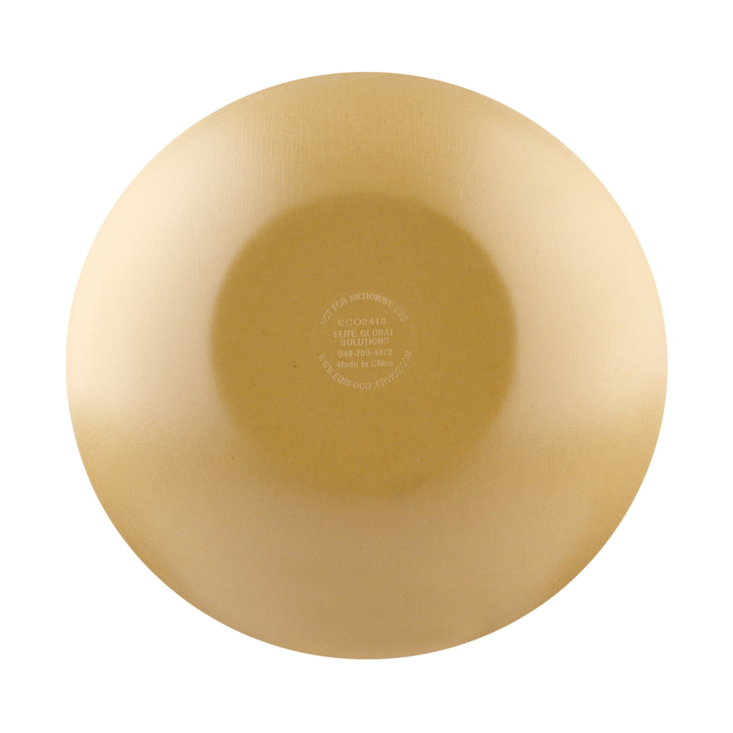 Melamine Round Bowl - Rattan