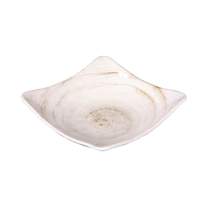 Melamine Square Bowl - Taupe Design