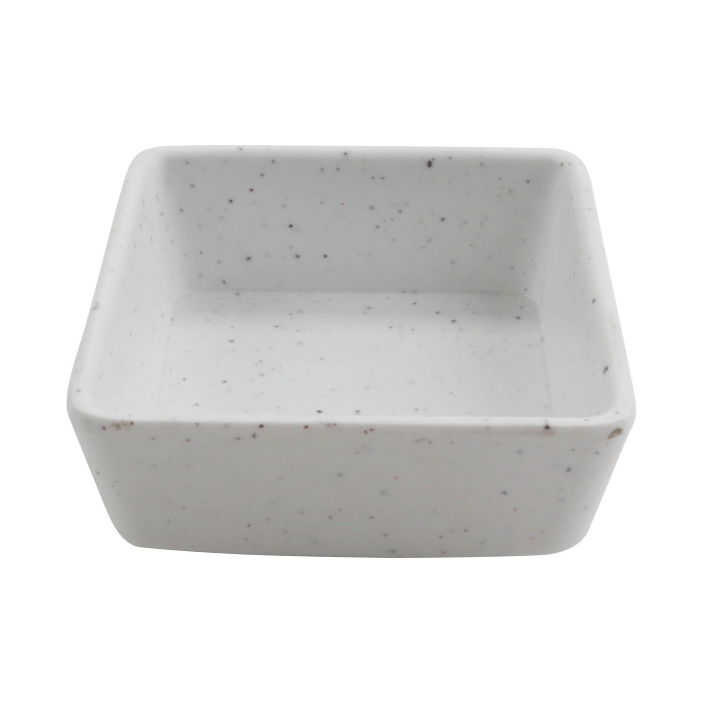 6.75 oz infuse stone natural square melamine ramekin, 3.66"L x 3.66"W x 1.5"H, GET, cheforward