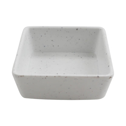 6.75 oz infuse stone natural square melamine ramekin, 3.66"L x 3.66"W x 1.5"H, GET, cheforward
