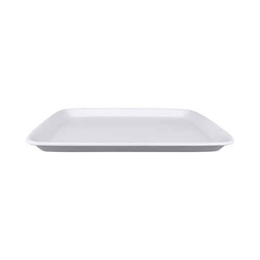 Melamine Square Tray - White