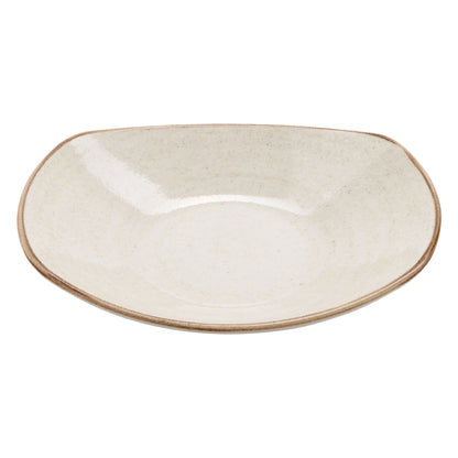 34.3 oz. Beige Porcelain Pasta Bowl, 10 5/8" x 9 3/4", Corona Artisan Beige (12 Pack)