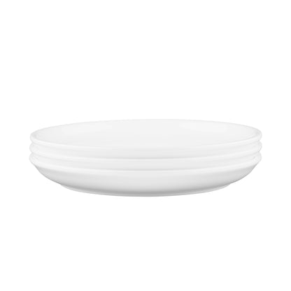 Melamine Round Coupe Plate - White