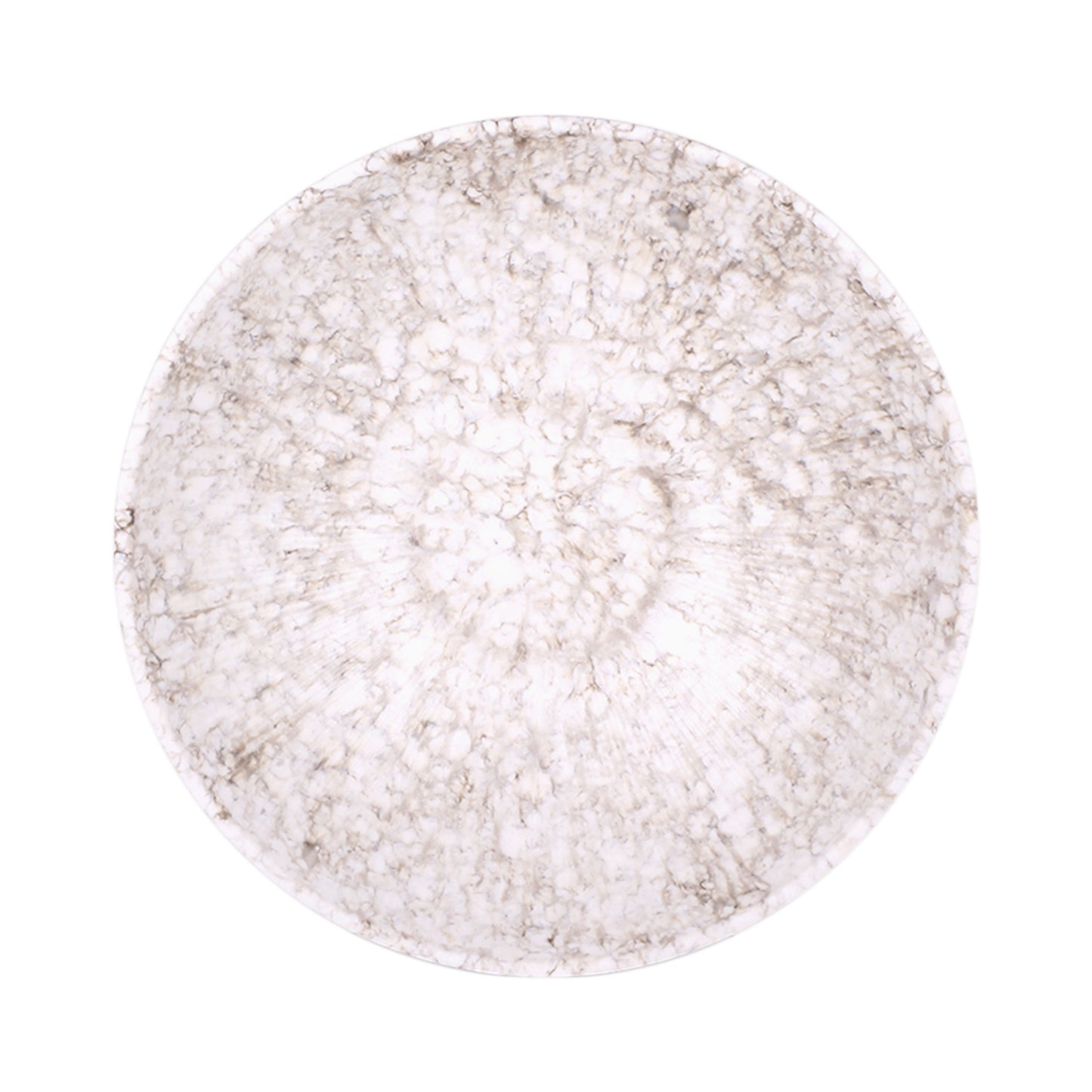 Melamine Round Bowl - Brown Marble