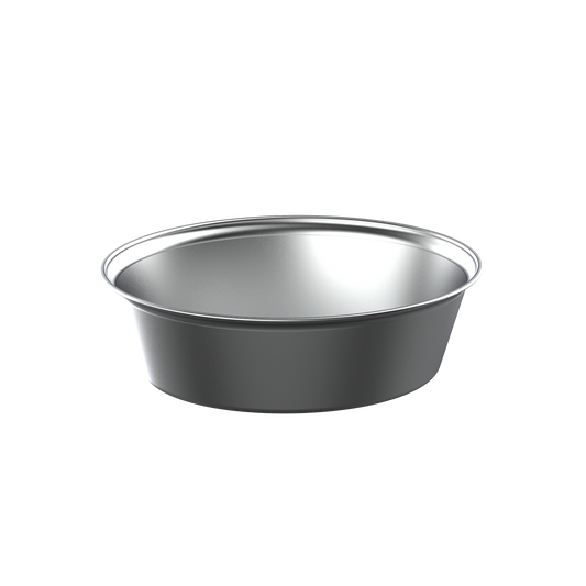 12.72" x 10.34" x 3.87" Oval Stainless Steel Liner for CA-007 (0.6mm gauge) (6ea/Set), GET. Heiss