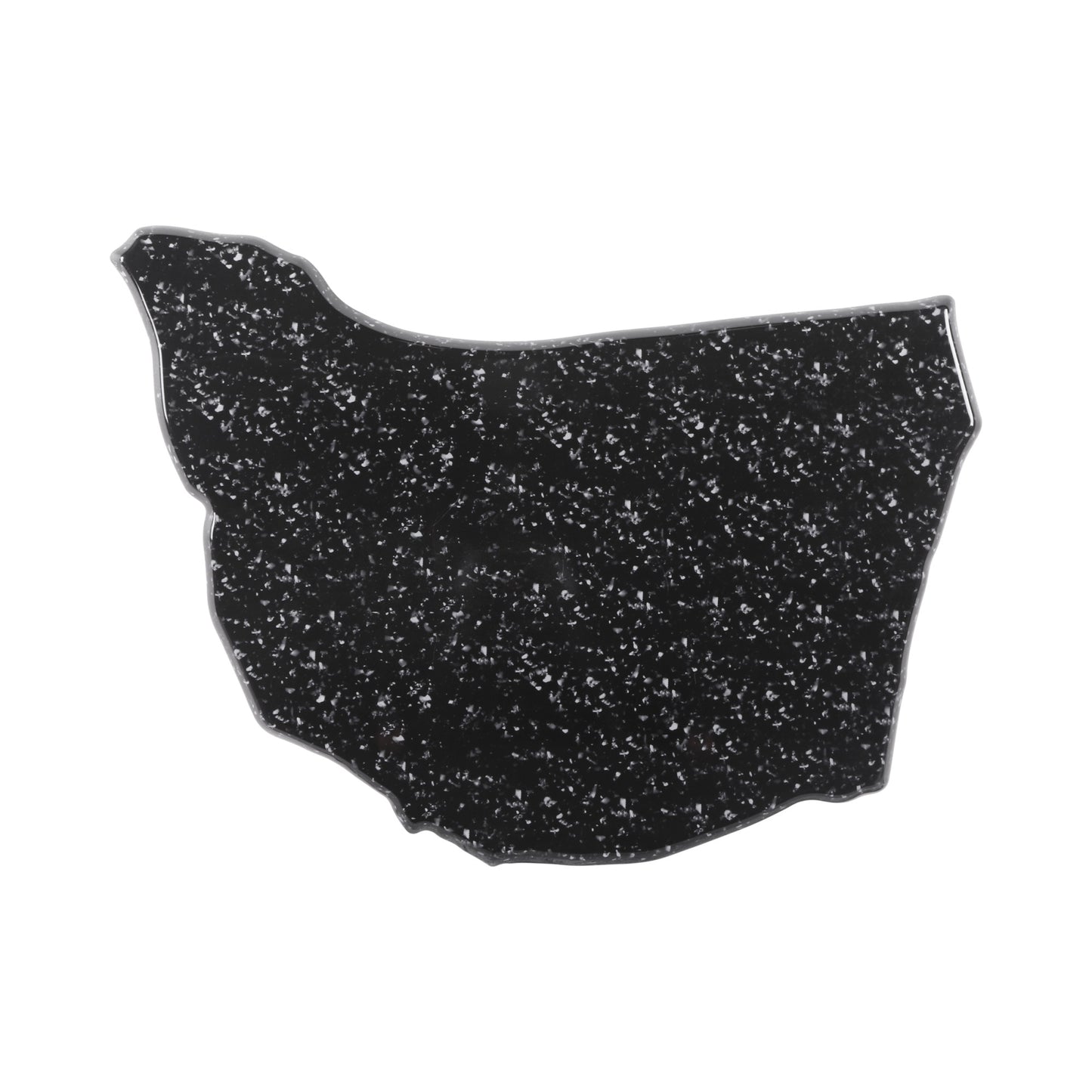 Melamine Irregular Shape Display Stone - Black Granite