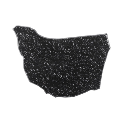 Melamine Irregular Shape Display Stone - Black Granite