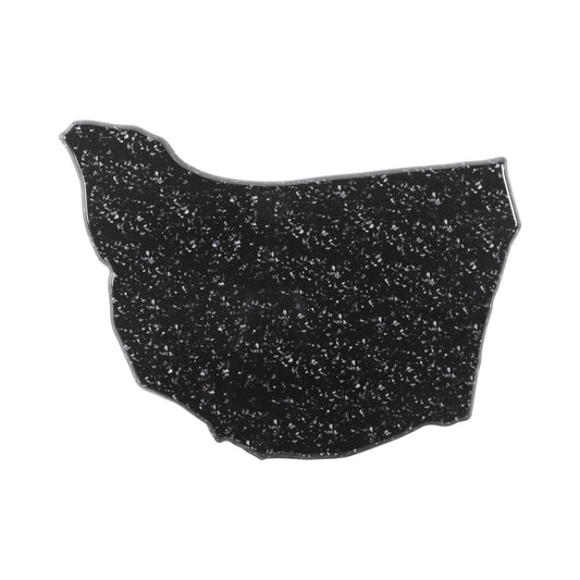 Melamine Irregular Shape Display Stone - Black Granite