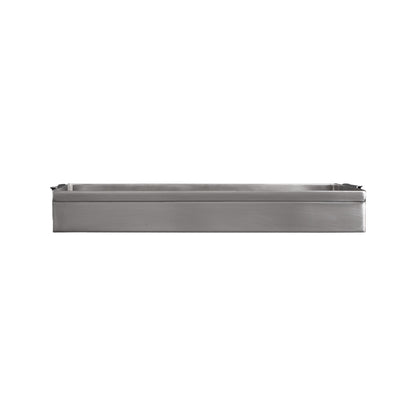 Rubbercoated Steel Stainless Steel Tray - Stainless Steel