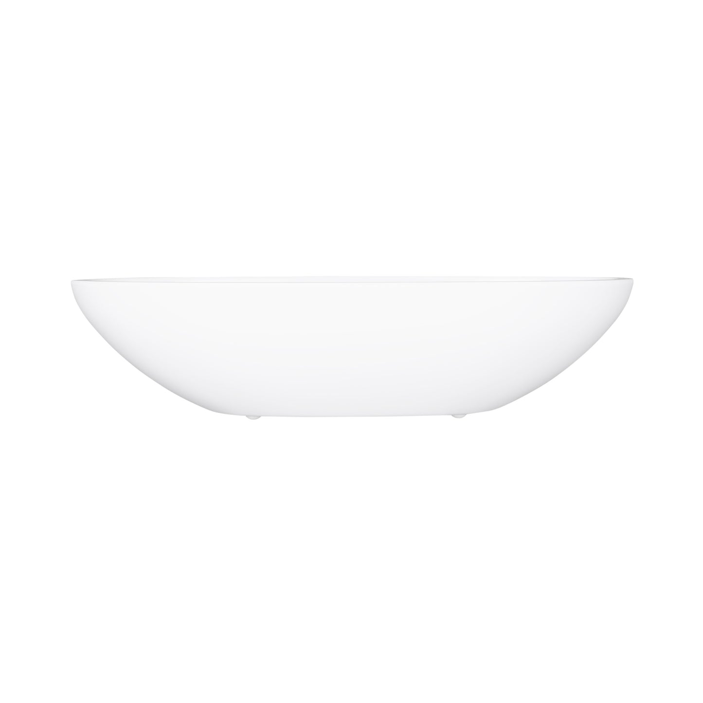Melamine Long Oval Bowl - White