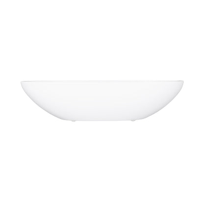 Melamine Long Oval Bowl - White